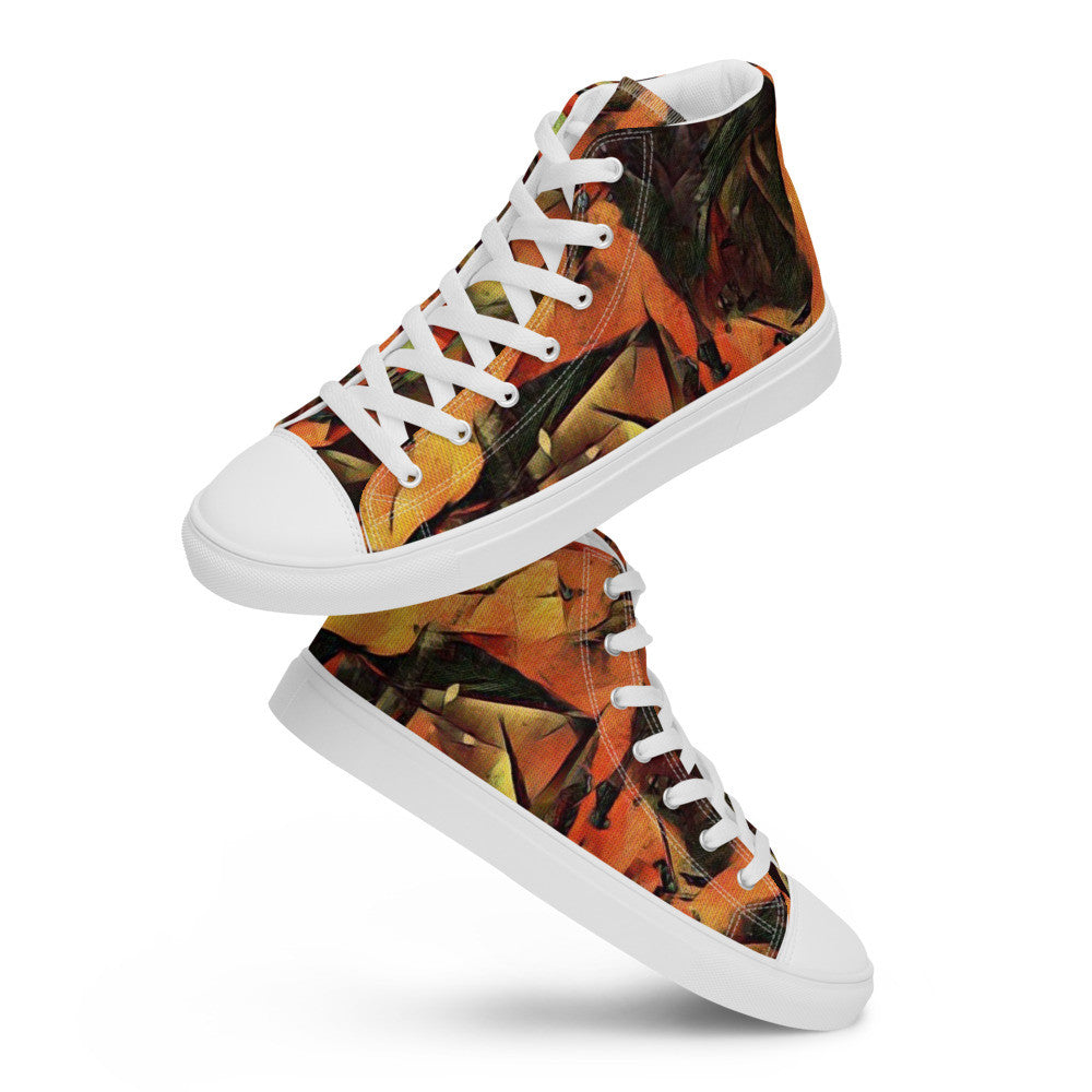 SOTTOSOPRA Handmade Men’s High Top Canvas Shoes by Gianneli-10