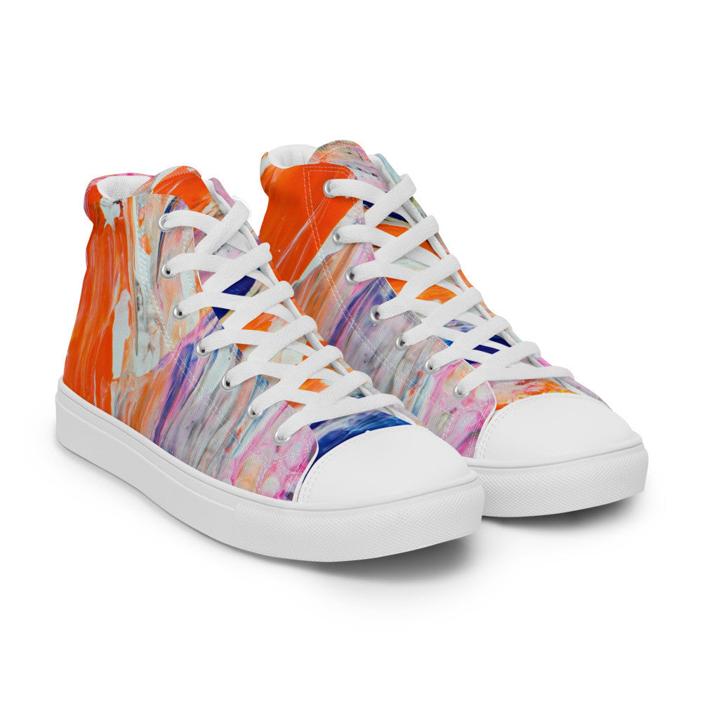 Gianneli Colours Handmade Women’s High Top Canvas Shoes-6