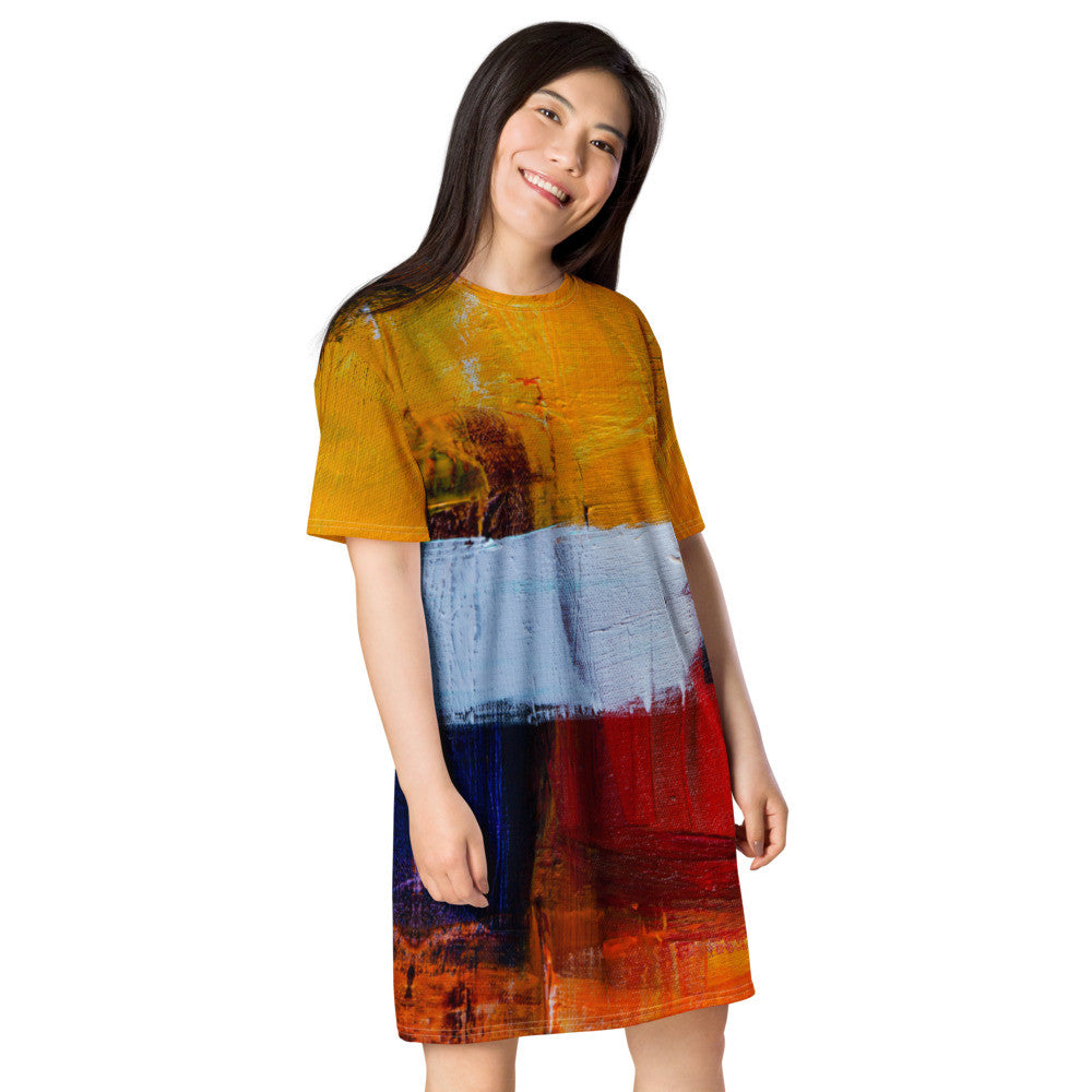 Gianneli Colours T-shirt Dress-5