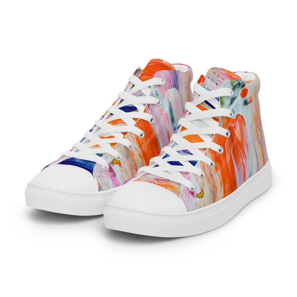 Gianneli Colours Handmade Women’s High Top Canvas Shoes-3