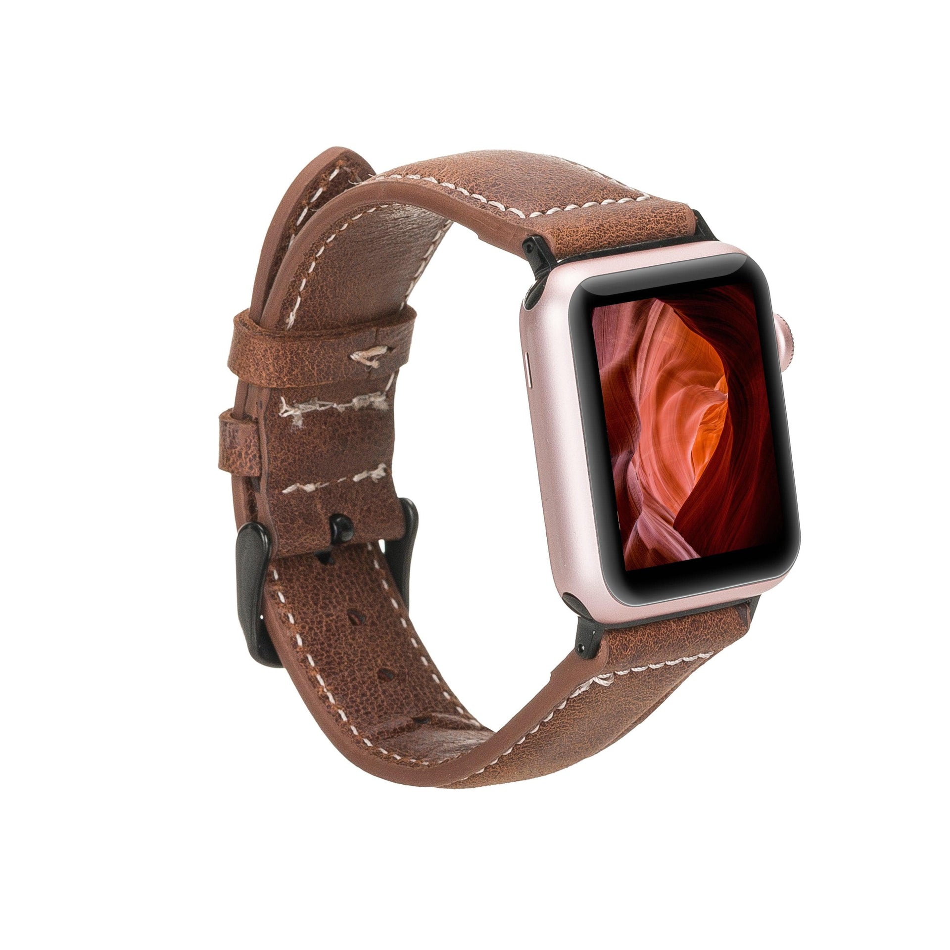 Lincoln Classic Apple Watch Leather Straps-9