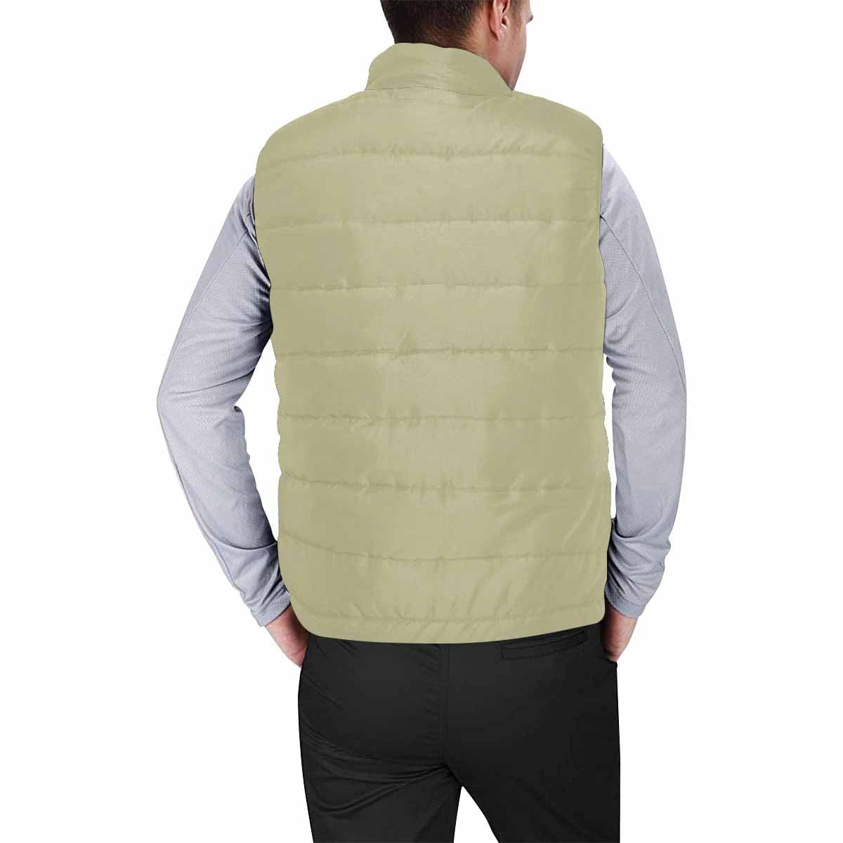 Sage Green Mens Padded Vest-1