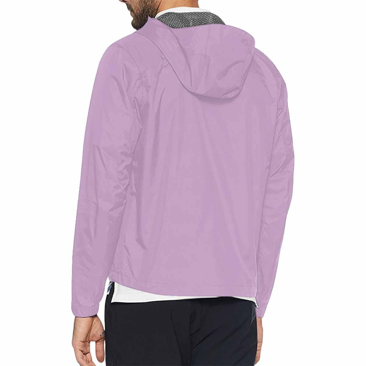 Lilac Purple Hooded Windbreaker Jacket - Men / Women-2