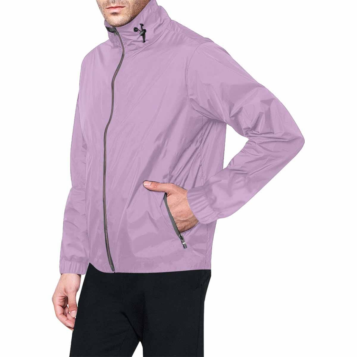 Lilac Purple Hooded Windbreaker Jacket - Men / Women-1